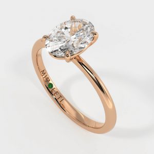 TianyiOvalRoseGoldSolitaireEngagementRing