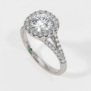 ElaraRoundWhiteGoldHaloEngagementRing1